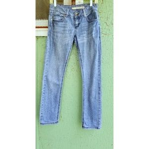 👄DKNY Low Rise Skinny Blue Denim Jeans Vintage Y2K